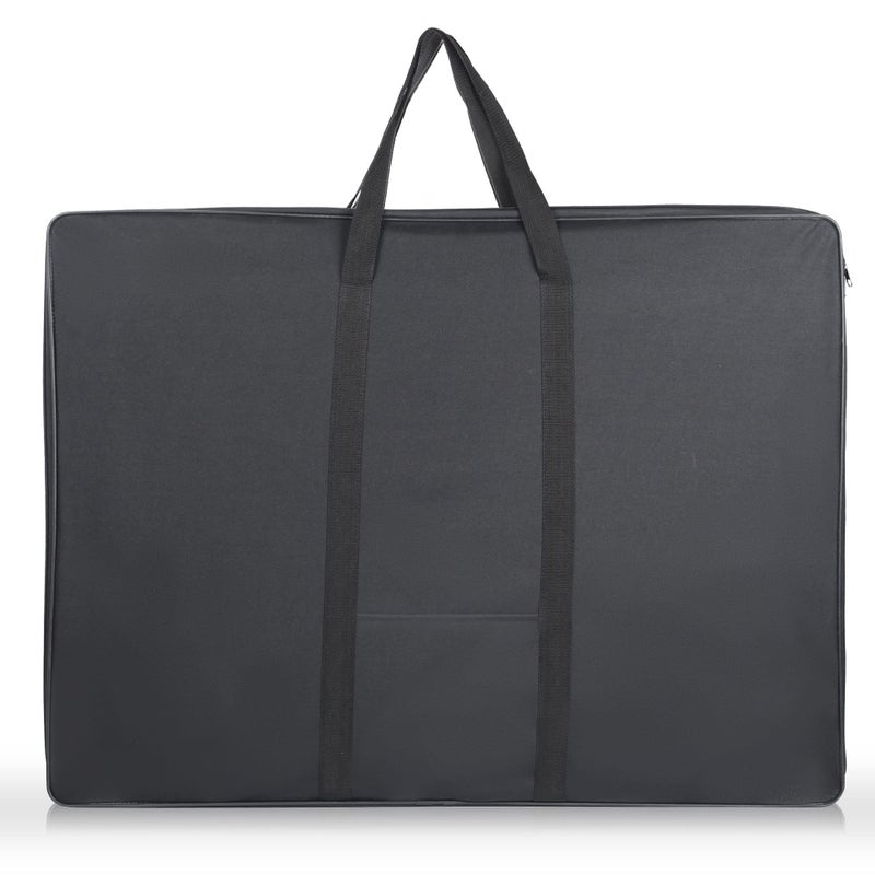JJRING Art Portfolio Case, Wire Framed Nylon Portfolio Tote, Art Storage Bag in 23 Inches by 17 Inches, Great Carrying Bag for Artworks, Posters, Drawings, Prints(Black) - Image 1
